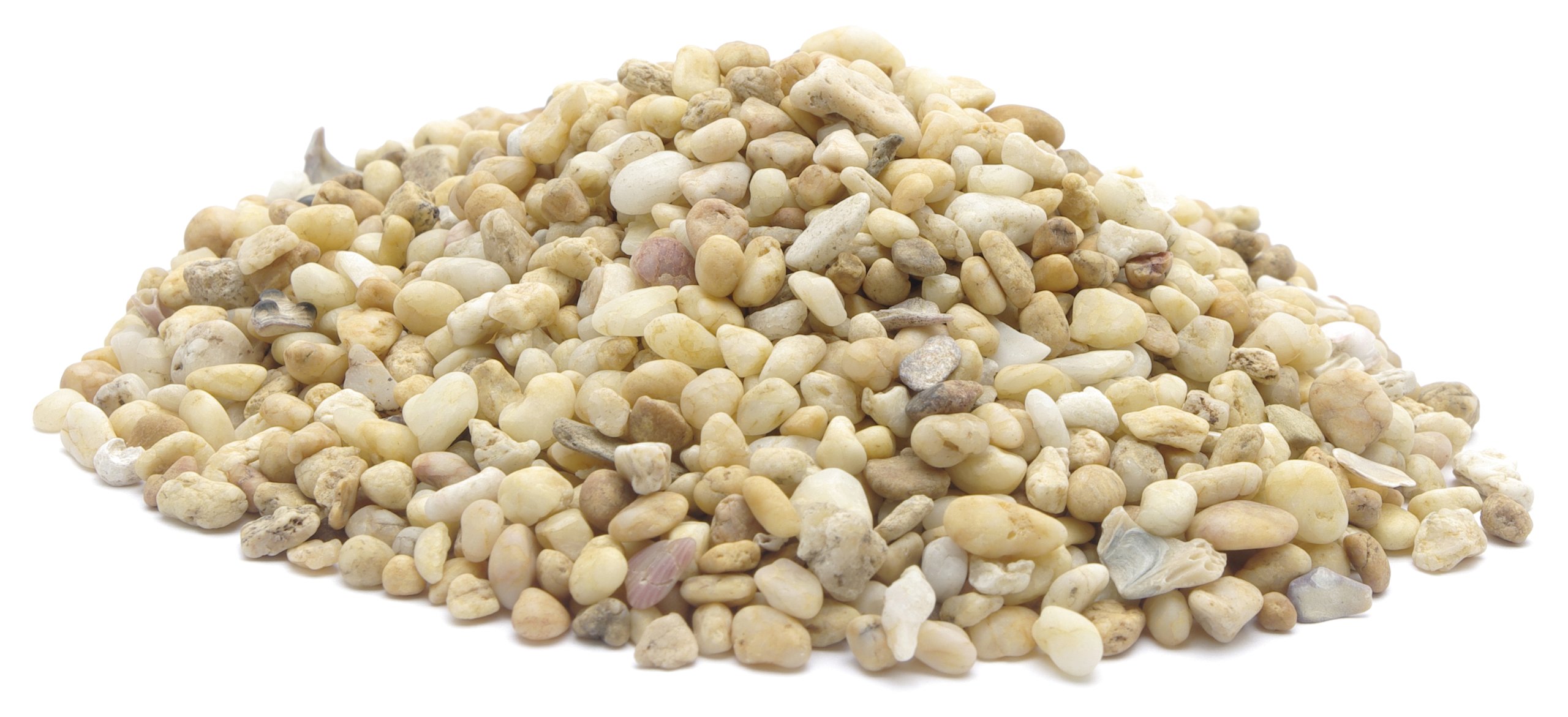 Marina Decorative Aquarium Gravel Natural Desert Pebble, Beige, 2-4 mm, 10 Kg
