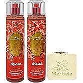 Bath & Body Works Limited Edition Princess Collection Moana 2 Pack Fragrance Mist Bundle with a Creamy Rose Bar Soap - Full Size