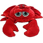 The Petting Zoo Mom and Baby Crab Stuffed Animal, Gifts for Kids, Pocketz Ocean Animals, Crab Plush Toy 14 inches
