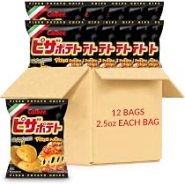 Amazon.com: Calbee Potato Chips (Pizza Potato, 2.54 oz) | Taste ...