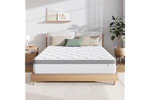 Novilla Queen Mattress, 12 Inch Hybrid Mattress Queen with Comfort Foam,Innerspring Pillow Top Mattresses in a Box, Pressure & Pain Relief, Soft Feel but Supportive