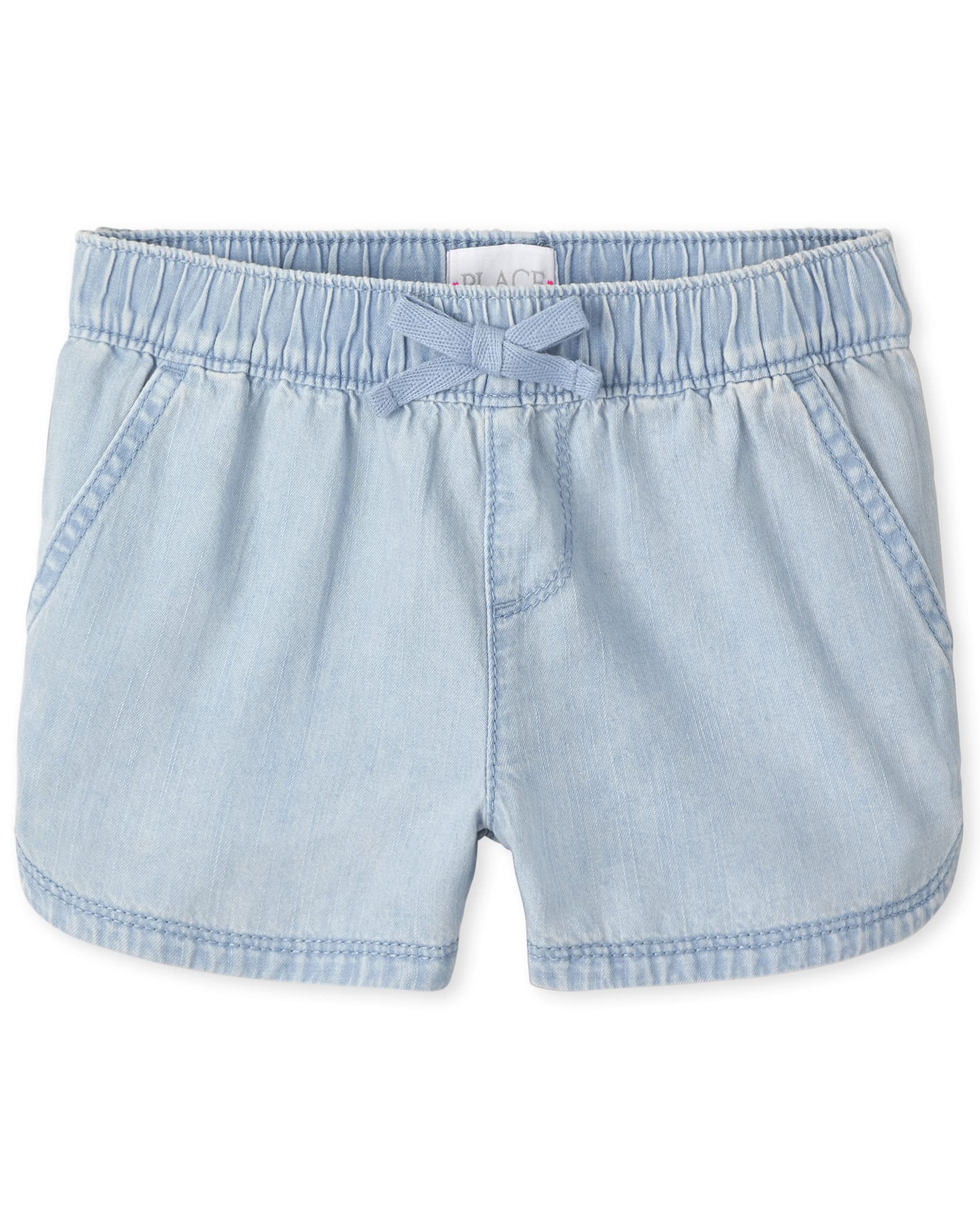 Photo 1 of The Children's Place,Girls Denim Pull On Shorts,Arizona WASH,10
