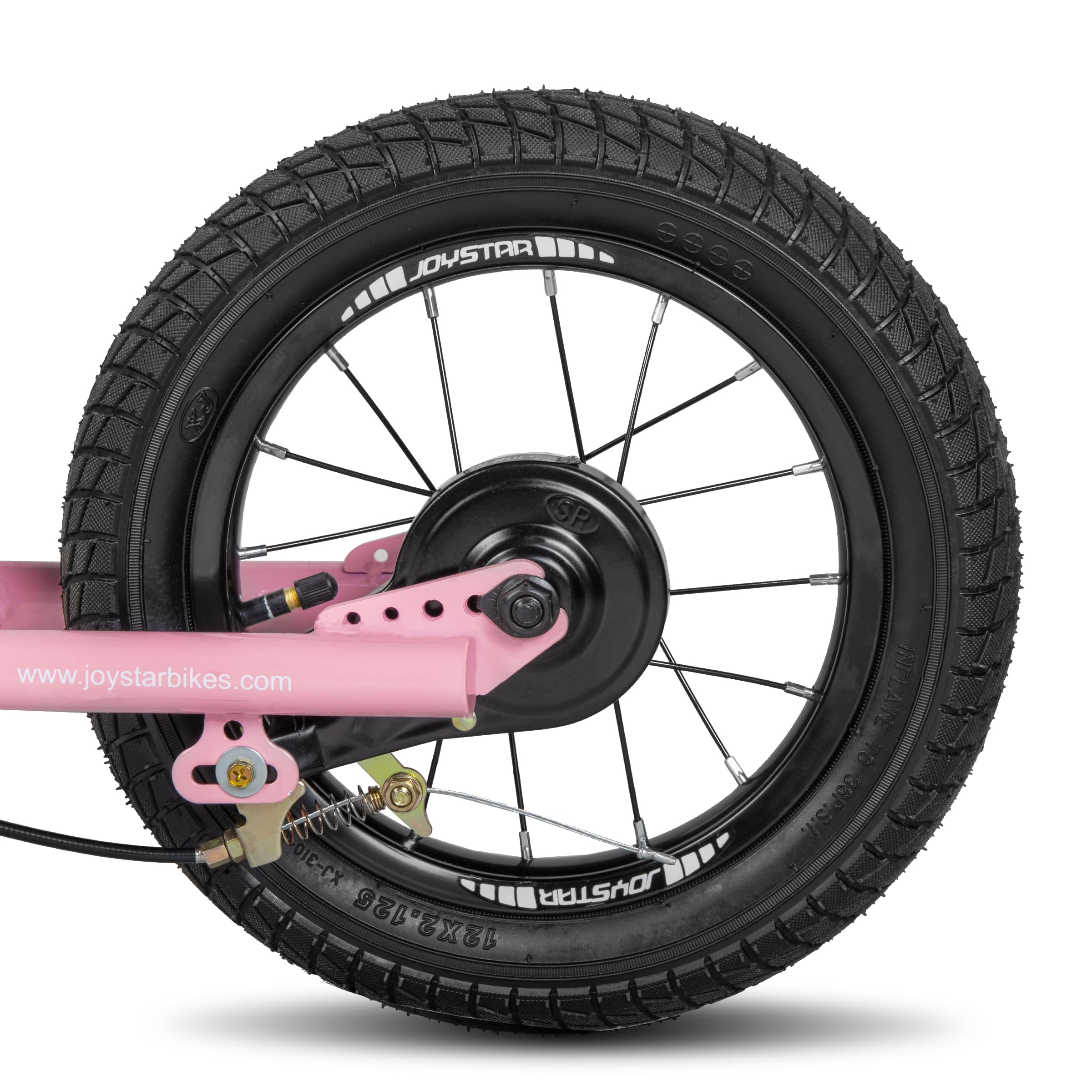 JOYSTAR Kick Scooter for Ages 5-9 Years Old Boys Girls, 12 Inch Big Wheels Scooters for Kids, Teens and Adults, Rear Brake and Adjustable Handlebar, Kids Scooter