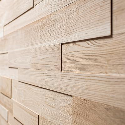 Wooden Wall Design Oak Wall Cladding 3D Panels Model OZO 1m2
