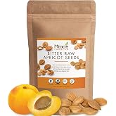 Bitter Apricot Seeds/Kernels, California USA Grown, Non GMO, Vegan, Raw &amp; Large, The Best Natural Source of Vitamin B17, In a Resealable Pouch (1LB)