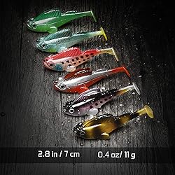 TRUSCEND Fishing Lures for Bass Trout Jighead Lures