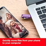 SanDisk Ultra Dual Drive Go USB-C 1TB Flash Drive Lavender 400 MB/s view 5