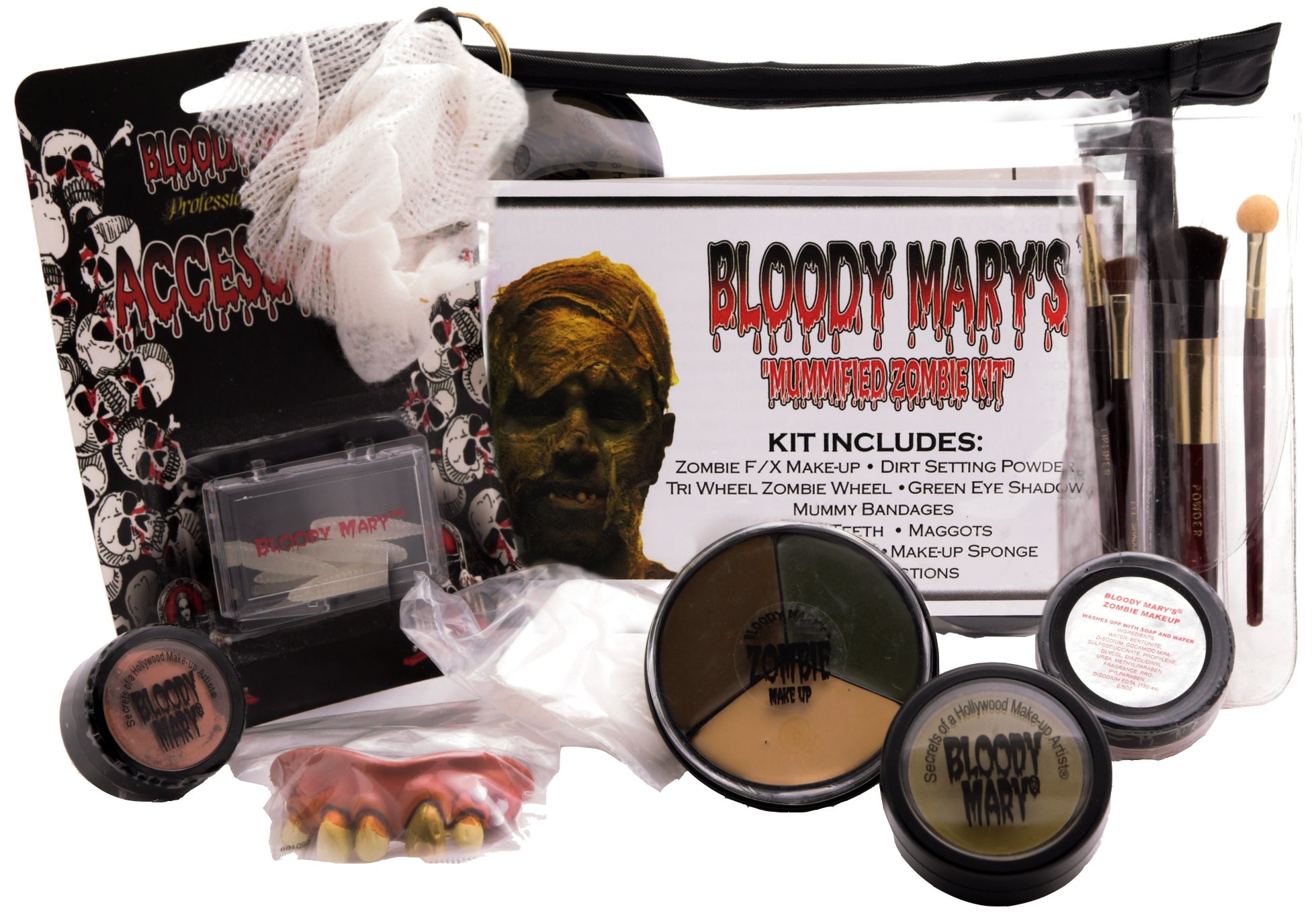 Bloody Mary Mummified Zombie Professional Undead Makeup Kit