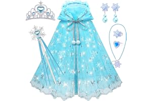 BYHTTKIGM Princess Dress Up for Girls 4-6,Princess Dresses for Girls Toys for 3 4 5 6 7 8 Year Old Girls Gift Easter Birthday