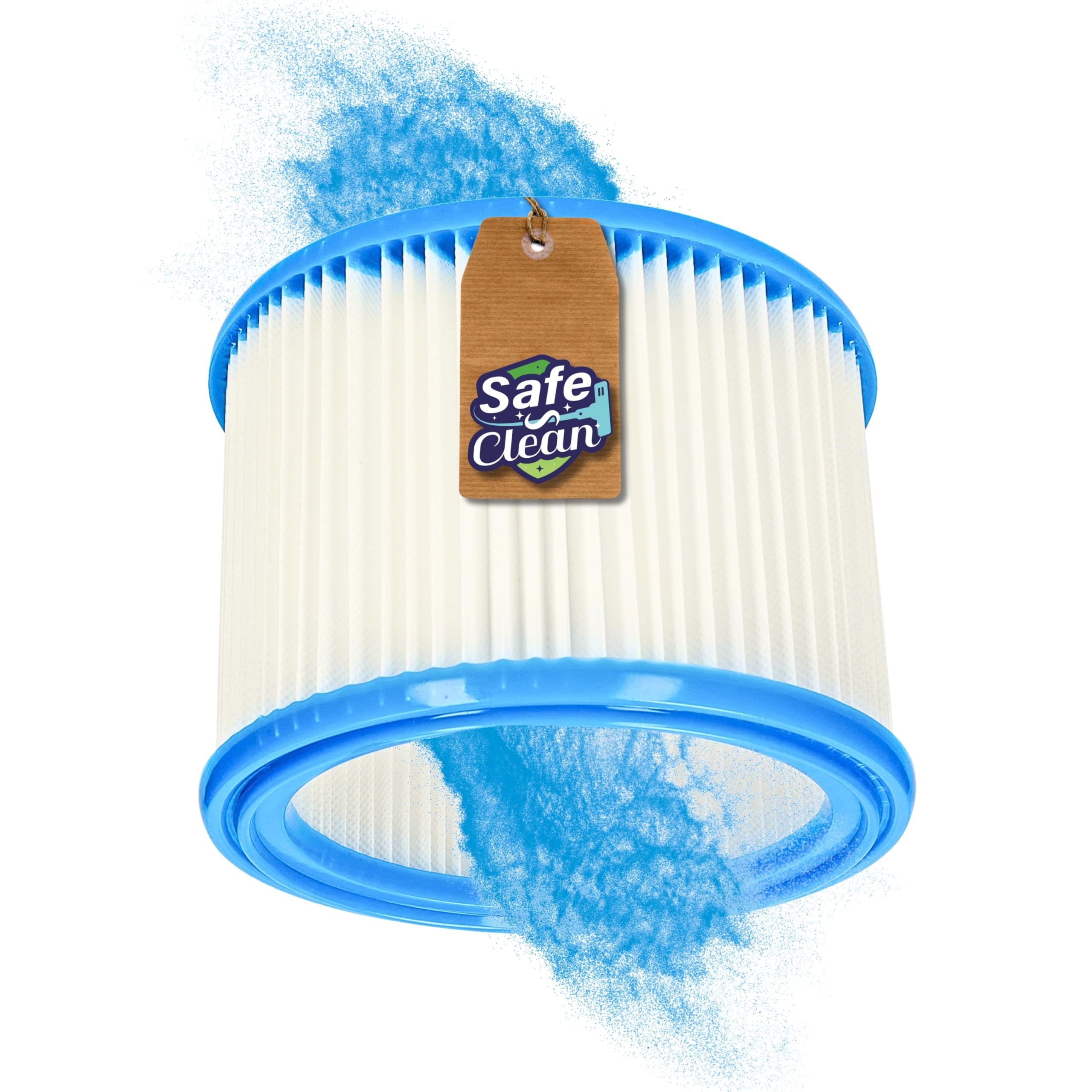 Cartridge Filter wet and dry for Nilfisk vacuum cleaner AERO 21-21 PC, AERO 21-21 PC INOX alternative to original 107402338 by Microsafe