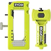 Ryobi A99HT3 Door Hinge Installation Kit/Mortiser Template Bundled with Ryobi A99LM2 Door Latch Installation Kit for Accurate