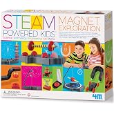 4M Magnet Science Kit for Kids Ages 5+ &mdash; 20+ Hands-On Experiments with 40+ Components, Build Maglev Transporter, Magnetic Racer, UFO &amp; Compass Yacht, STEM Educational Toy Gift for Boys Girls