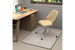 PLACOOT Heavy Duty Office Chair Mat for Carpet and Hardwood Floor Bohemian Desk Chair Mat Rug 36'' x 48'' Jacquard Woven Surface Floor mats for Office Home