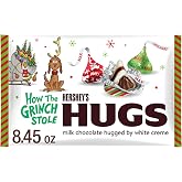 Hershey's Hugs Max the Dog Holiday White Chocolate Christmas Candy, 8.45 oz | Grinch Candy, White and Milk Chocolate Blend, Holiday Christmas Edition, Great for Gifting, Stocking Stuffers, Candy Dishes