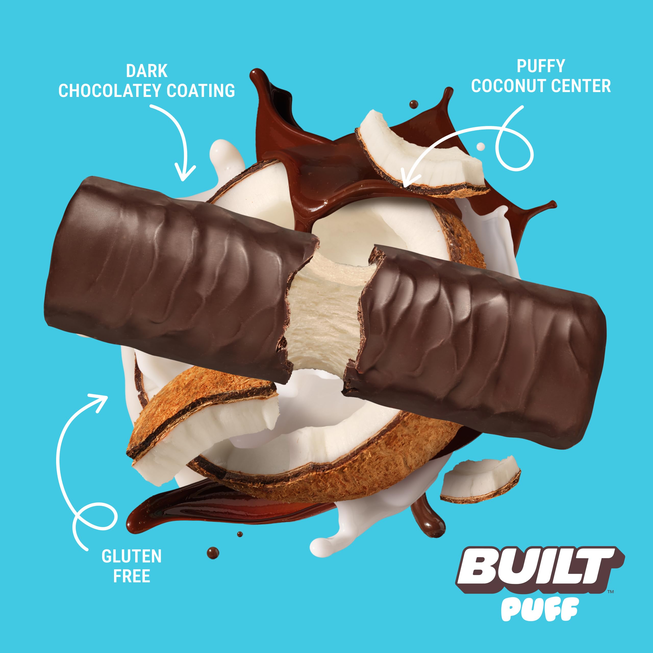 Built Protein Bars Variety Pack, High Protein Bars, On-the-go Snacks, Breakfast Bar, Mixed Sampler: 12 Pack