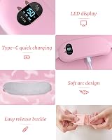 BouZaFoFa Heat Pad for Period Pain Relief 6 Modes USB Belt view 7