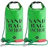 RunNico Sand Anchor for Small Boats, 2 in 1 500D PWC Jet Ski Anchor Kit | Waterproof Dry Bag Anchor Kit with Adjustable Buoy for Jet Ski Kayak Boat Watercraft Canoe