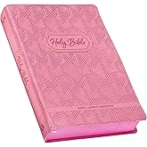 KJV Kids Bible, 40 pages Full Color Study Helps, Presentation Page, Ribbon Marker, Holy Bible for Children Ages 8-12, Blossom Pink Hearts Vegan Leather Flexible Cover (KJV Kids Editions)
