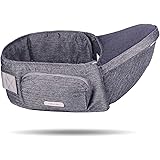 Baby Hip Seat Carrier,Baby Waist Seat with Adjustable Strap and Pocket,Baby Carrier Waist Stool Convinient Baby Front Carrier