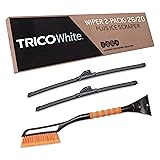 TRICO White 26" + 20" Extreme Weather Premium