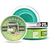 Lockhart's Water-Based Goon Grease Pomade for Men, Firm Hold, 3.4 oz | Natural beeswax for high shine, grip and heat resistance. Fully water-soluble, rinses clean, zero buildup. Citrus cologne.