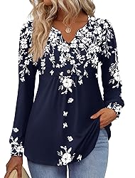 Zeagoo Shirts for Women 2025 Fall Spring Long