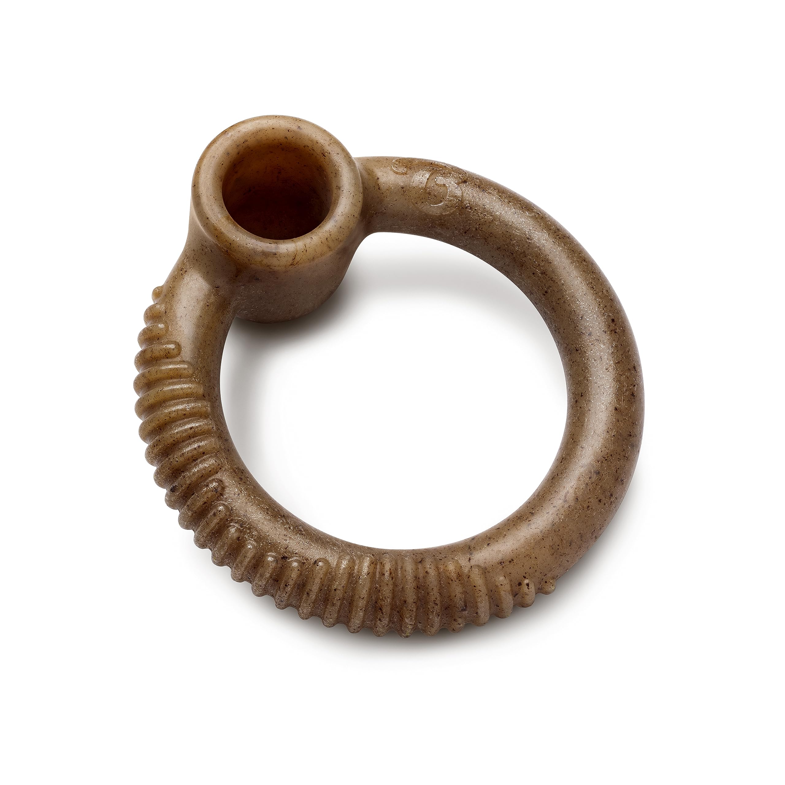 Benebone Ring Indestructible Chew Toy for Aggressive Chewers, Long Lasting Tough Boredom Breaker for Dogs, Real Bacon Flavour, For Medium Dogs, Made in the USA — image 1