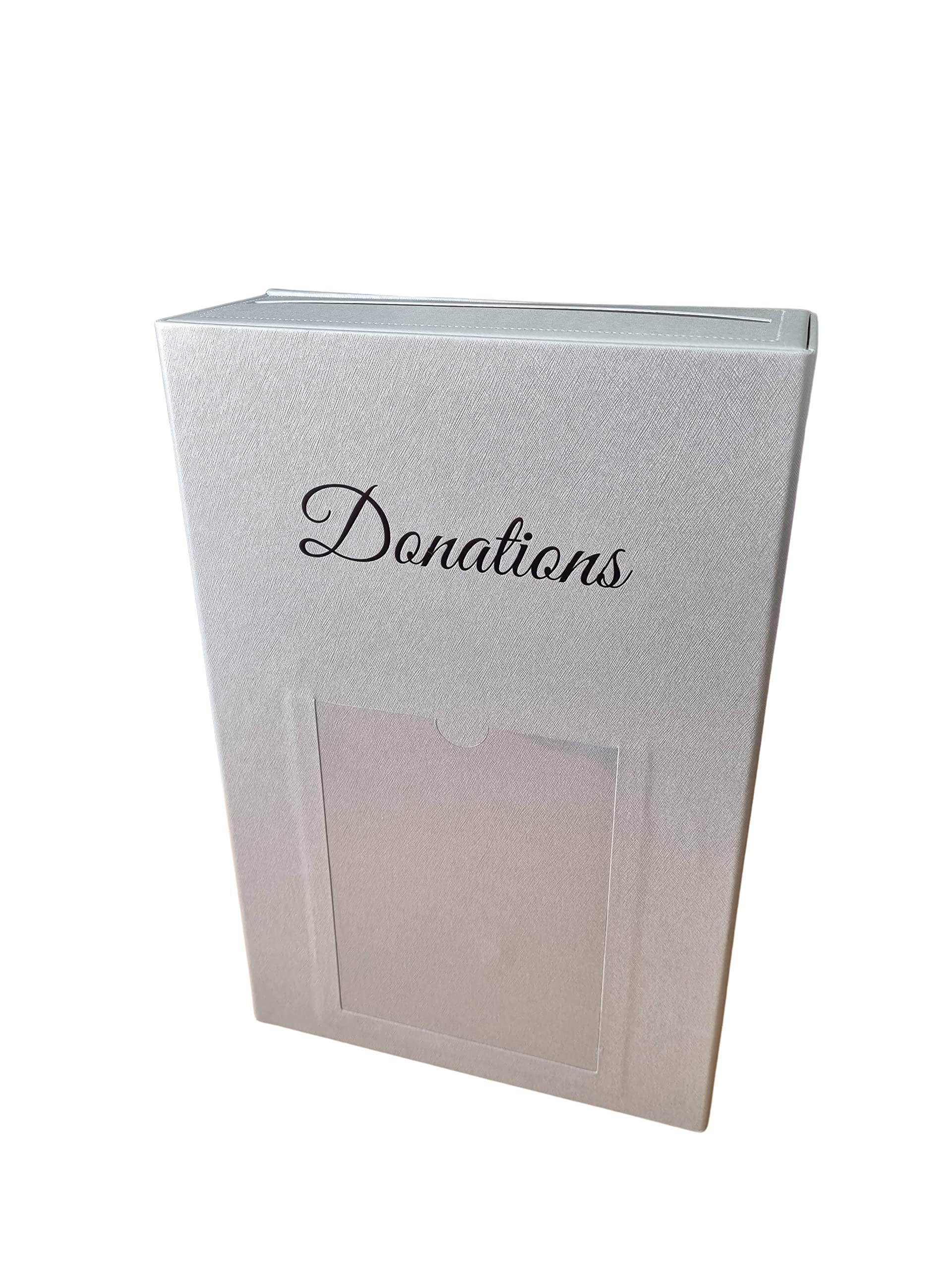 ScatterPod Donation Pod Silver - Secure Charity & Fundraising Donations Box