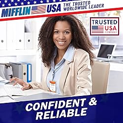 MIFFLIN Large (L) Vertical ID Badge Holders