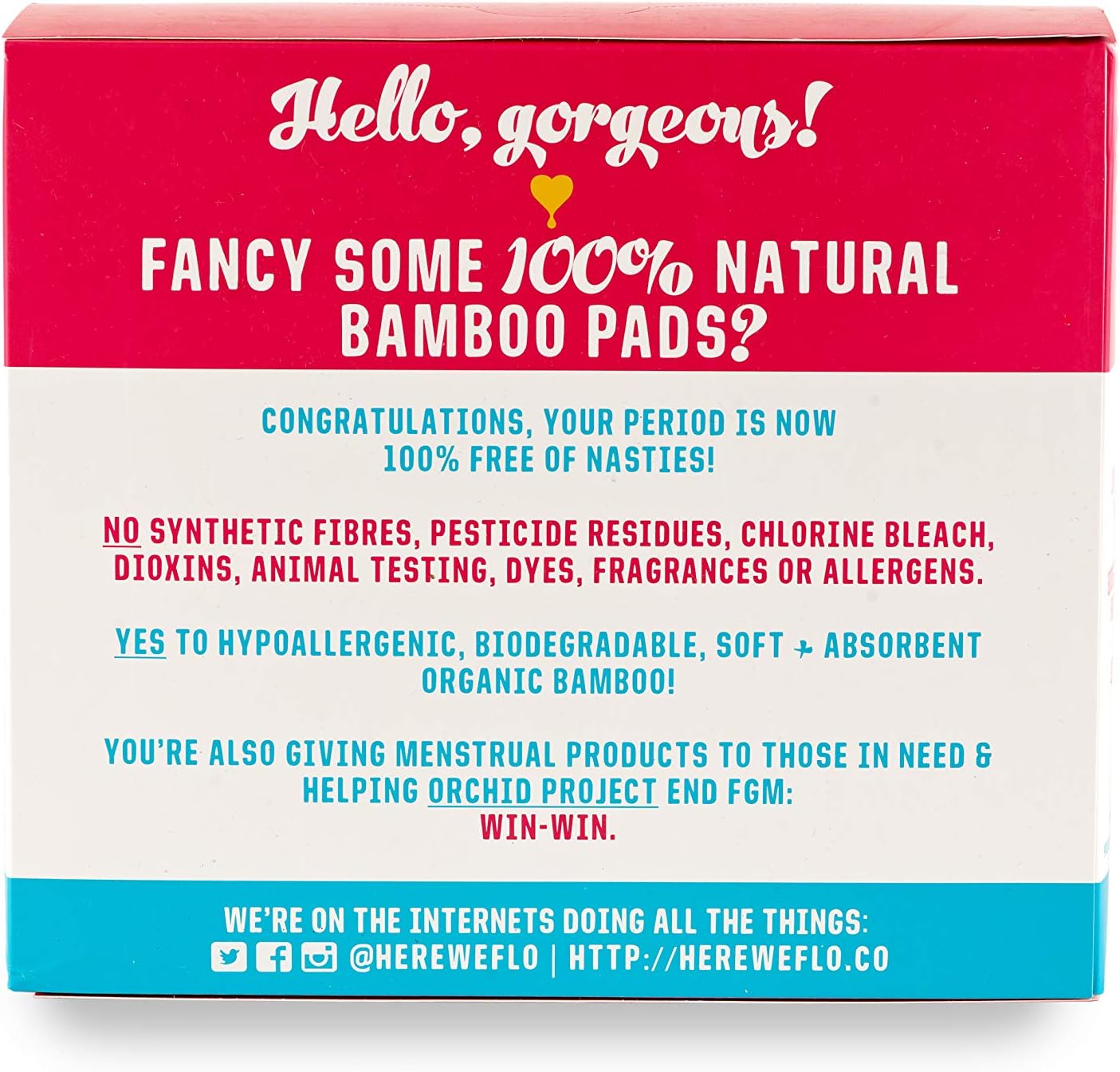 Flo, Day Menstrual Pads (88 Pack), Regular Flow, Leak Locking, Winged + Ultra-Thin, Natural, Absorbent, Soft, & Breathable - Image 3