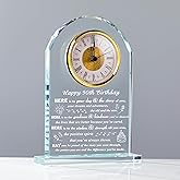 90th Birthday Gifts for Women Men - Crystal Clock Gifts Personalized 1936 90 Year Old Birthday Present for Her Him - Happy 90th Birthday Gifts Ideas for Mom Dad