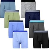 PROTIUM Boys’ Cotton Boxer Briefs 6-Pack/8-Pack – Soft, Breathable, Tagless Underwear for All-Day Comfort and Active Wear