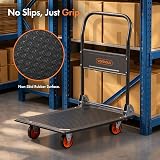 VonHaus Folding Platform Trolley 150kg Capacity Heavy Duty Platform Truck view 7
