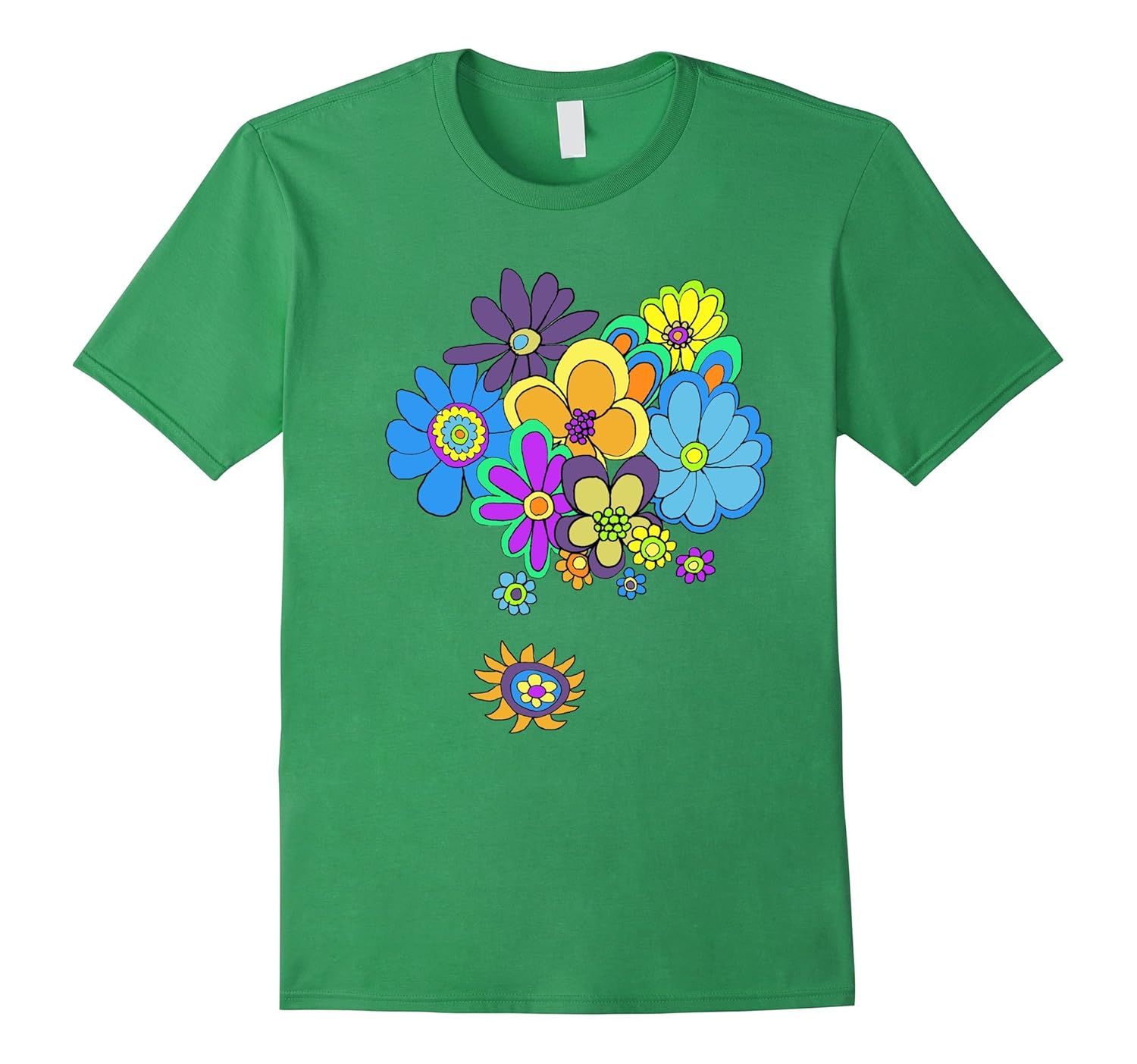60s & 70s Retro Flower Power T ShirtArt Artvinatee