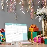 Nokingo Weekly Planner Pad 52 Sheets Undated 25.4x17.8cm Daily Schedule view 6