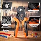 Preciva 0.25-10mm² Crimping Tool with 1200 PCS Connectors Self-Adjusting view 4
