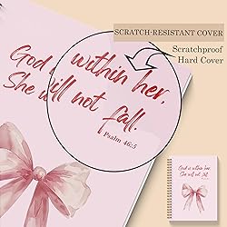 BAYOGITA Pink Coquette Bow Christian Spiral