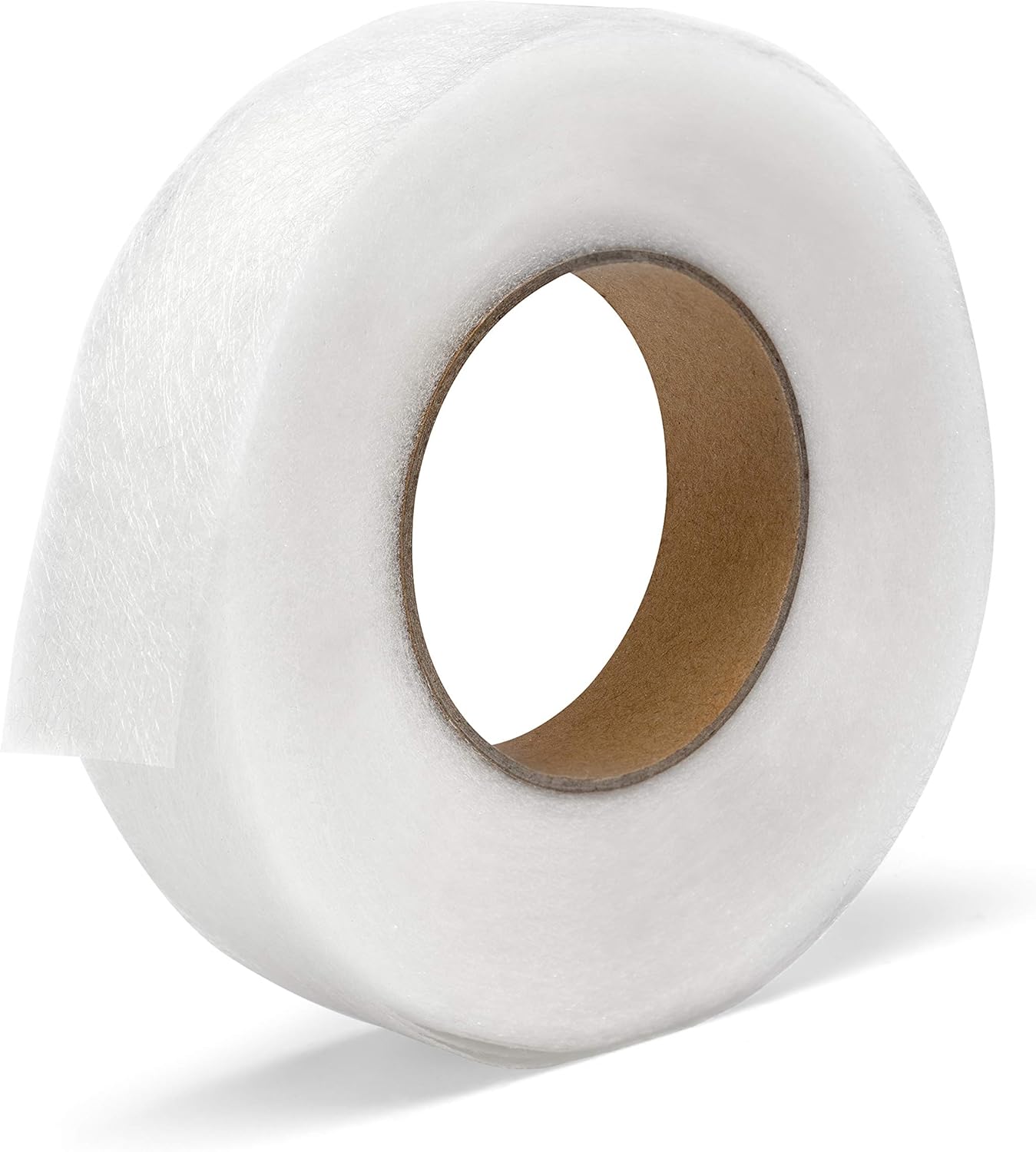 Villkin Saumband 60m Länge und 20mm Breite – Bügelband zum Aufbügeln auf Textilien wie Hosen Gardinen Vorhänge – Hochwertiges Saumfließ (20mm, 60m)