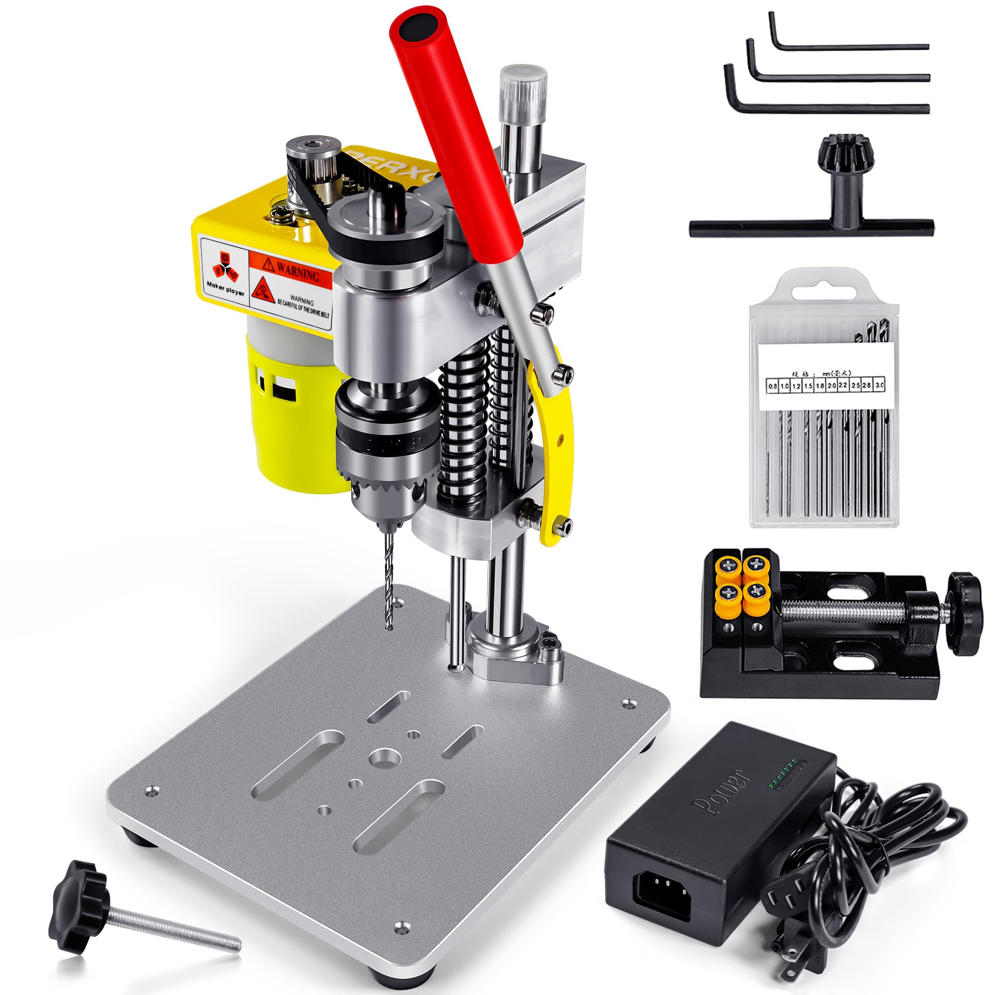 BERXOL Mini Drill Press, Benchtop Drill