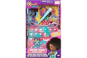 TARA TOYS Poppin Purse Activity Set: Karma's World - Popping Sensory Fun, Engaging Fidget Popping Experience for Kids - Pop It Toy for Imaginative Play & Stress Relief, Ages 6 and Up, Multicolor