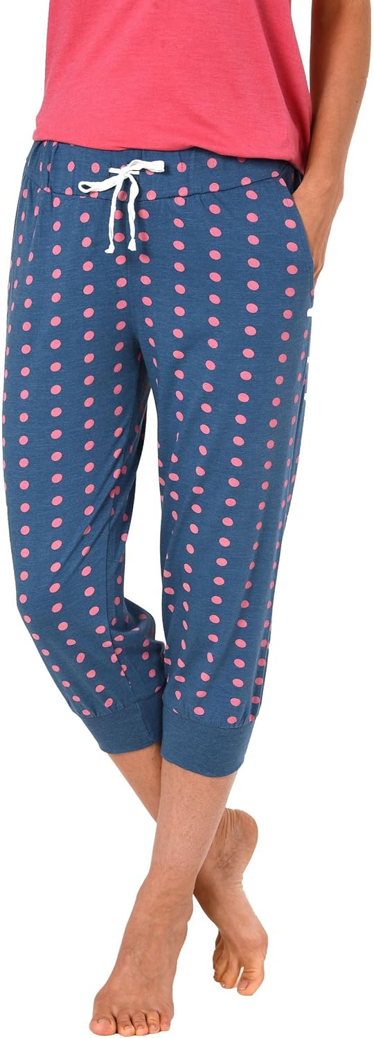 Parfait Pour Combiner 102 223 90 902 Normann Waschefabrik Pantacourt De Pyjama Pour Femme 3 4 Mix Match Bas De Pyjama Vetements Iplanmovilidad Com