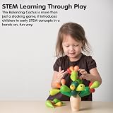 PlanToys Balancing Cactus Game - Wooden Stacking Toy for Kids view 7