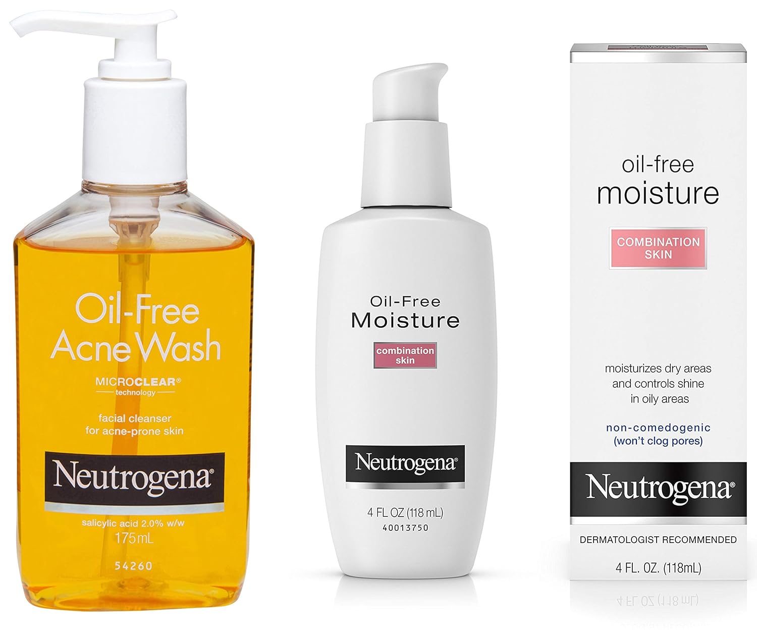 combination skin acne face wash