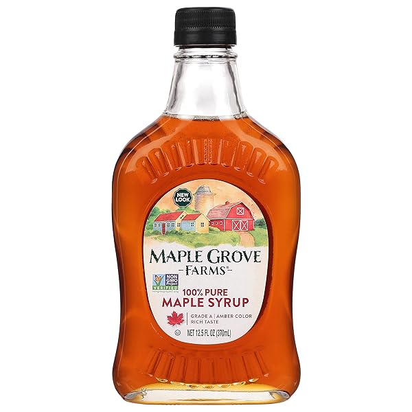 MAPLE GROVE FARMS PURE MAPLE SYRUP, 12.5 OZ