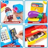 Dreamon Cash Register Toy with Scanner for Kids Learning Mini Shop Till view 2