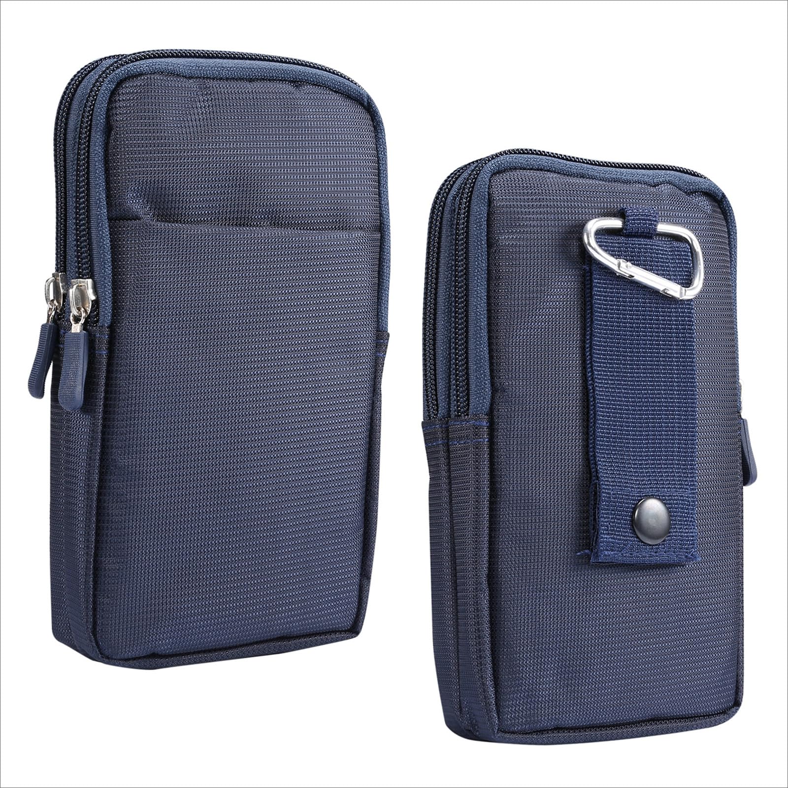 Small Phone Belt Bag Nylon, Cell Phone Belt Clip Pouch Men, 6.7" Universal Multipurpose Small Smartphone Belt Pack Bag Loop Men Waist Holster Pouch Waterproof Nylon Phone Belt Holder Carrying Case