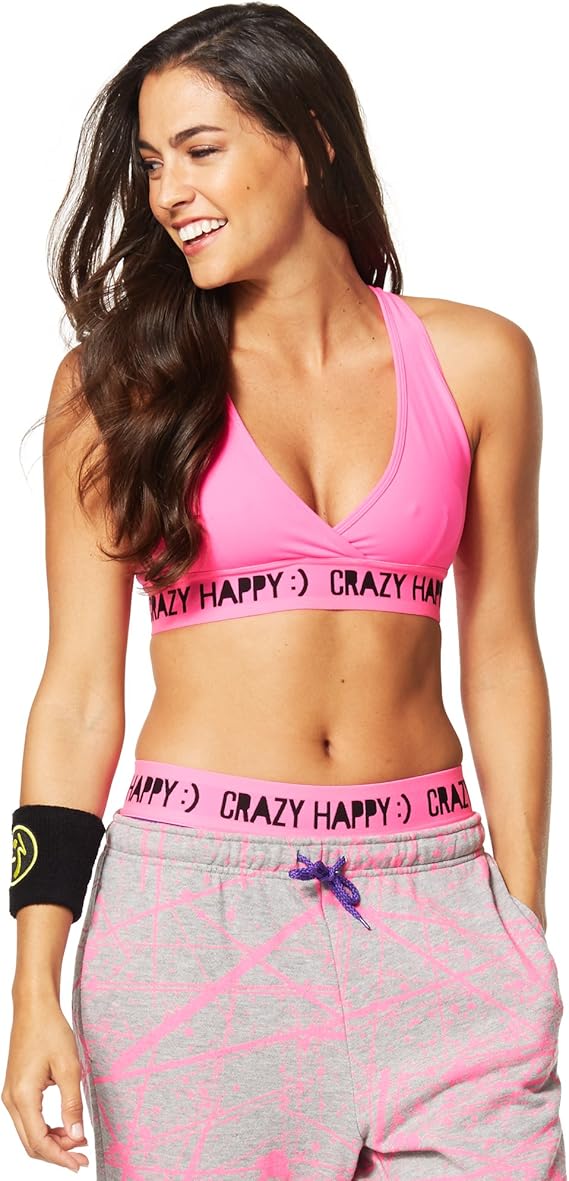 Zumba Fitness Glow V Bra Ropa Interior Deportiva, Mujer: Amazon.es ...