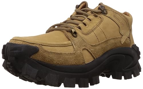 woodland men's leather sneakers