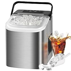 MAXEVE Ice Maker Countertop, 34LBs/24H Ice