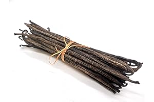 30 Premium Dry Vanilla Beans, Perfect for Making Vanilla Extract, Moisture 15-20%,Vanillin 2.2% perfect for Extract 6-8 inch 